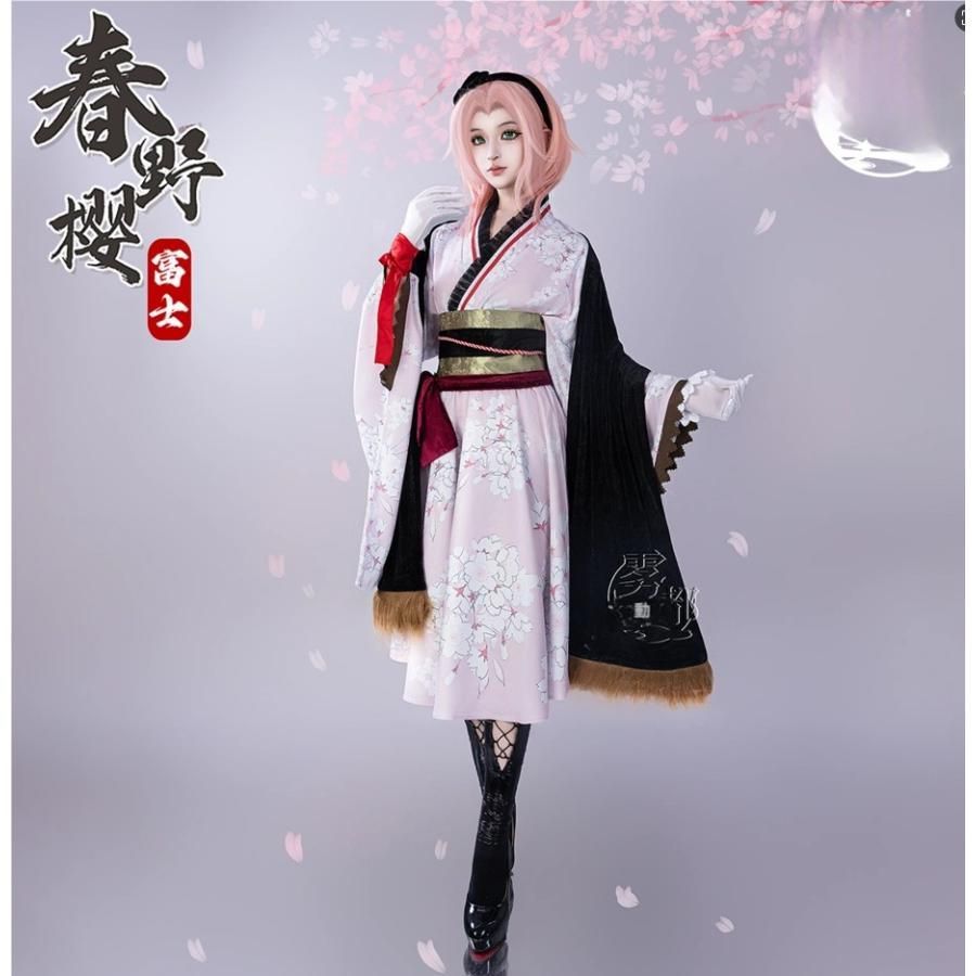 霧都アニメ NARUTO-ナルト- 春野桜 COS衣装 富士急 ゲーム コスプレ 二次元 C服 フルセット 職人製作