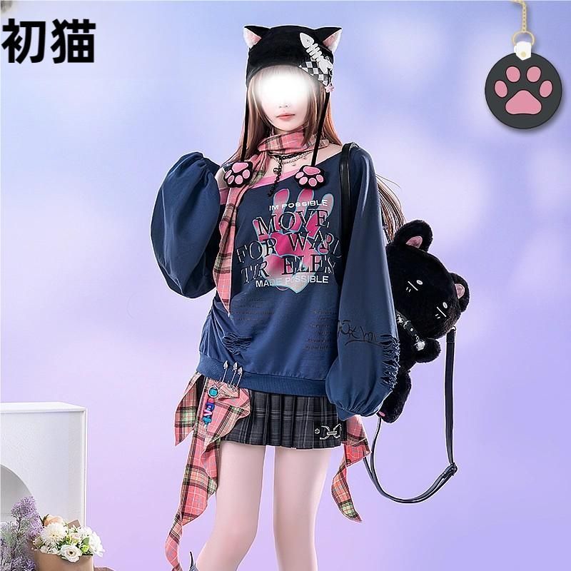 初獣猫 光と夜の恋 女主 玄尾夜 コスプレ衣装 職人製作