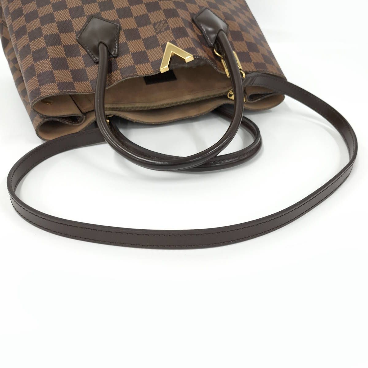  LOUIS VUITTON ケンジントン ボーリング 2 WAYハンドバッグ ダミエ エベヌ N 41505 その他 バッグ