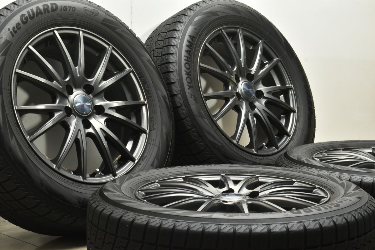 バリ溝 VELVA SPORT II 17 in 7 J 47 PCD 114 3 ヨコハマ iG 70 225 60 R カローラクロス クロストレック レイバック ZR V