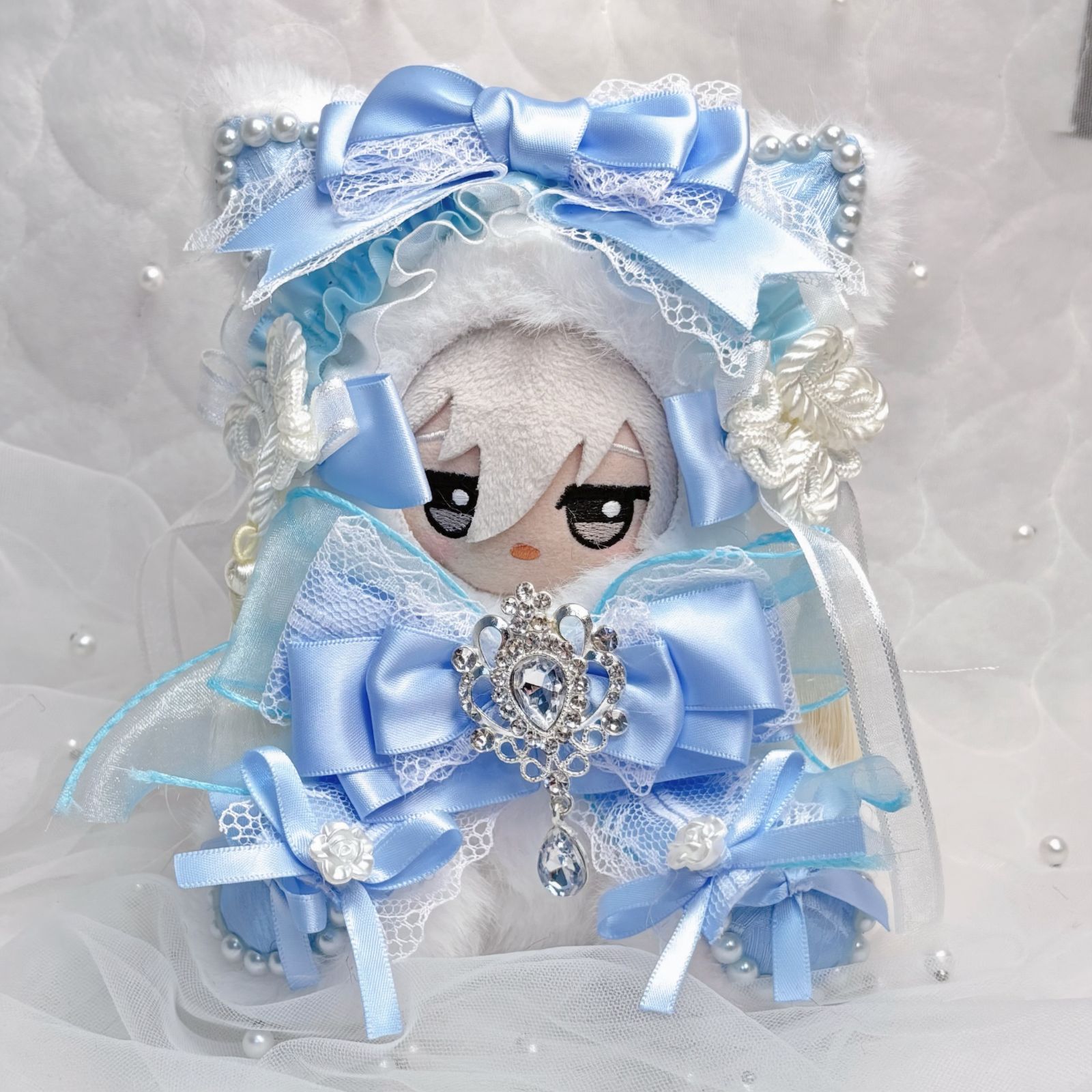 アンネローゼ王妃 至高の紅 スパンコールチュールのオーバートレーン