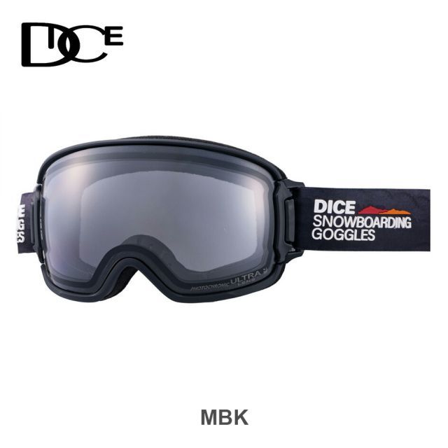 種類2 MBK F ダイス スノーゴーグル バンク DICE BK 44570 54570 C UL LGR LSI BANK 調光 ウルトラレンズ スノーボード スノボ スキー goggle 231020