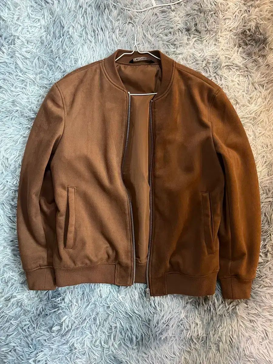 ZARA ザラ スウェード ブラウン スポーツブラ ジャケット