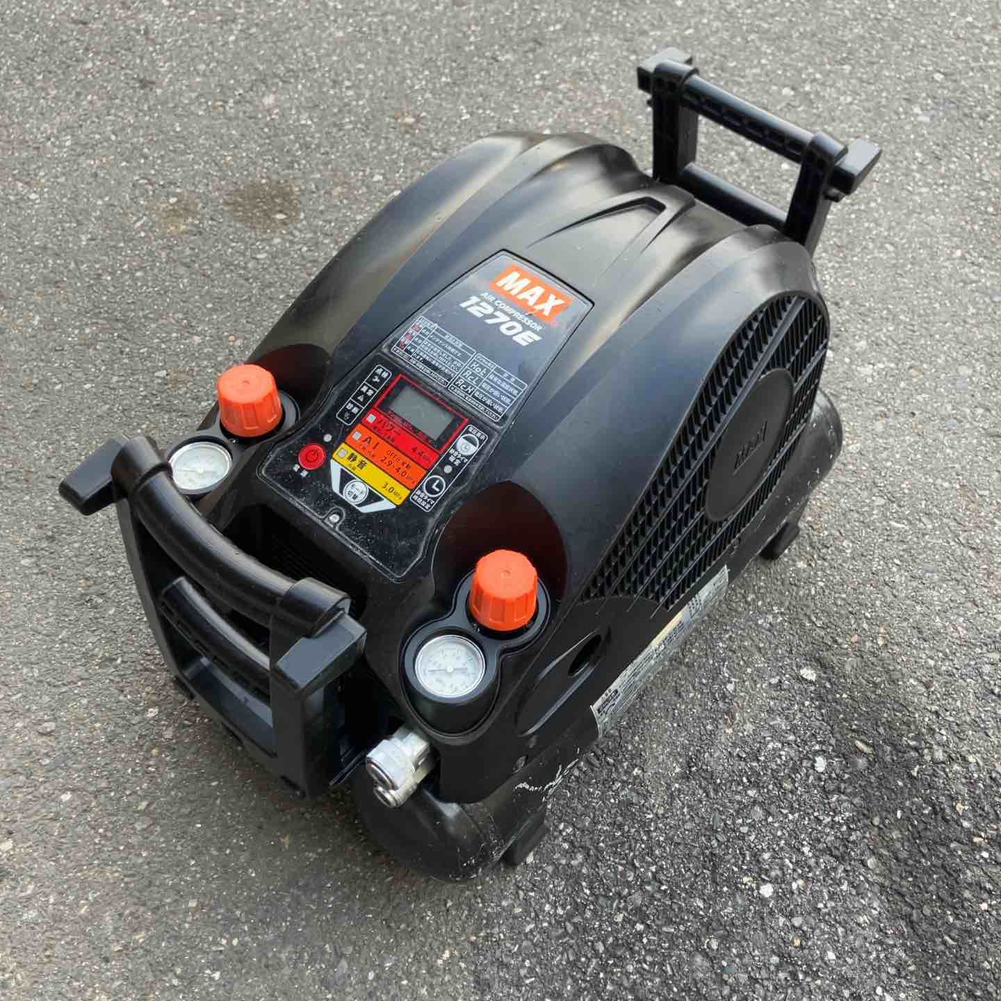 品 マックス MAX エアコンプレッサー AK HH 1270 E_ブラック