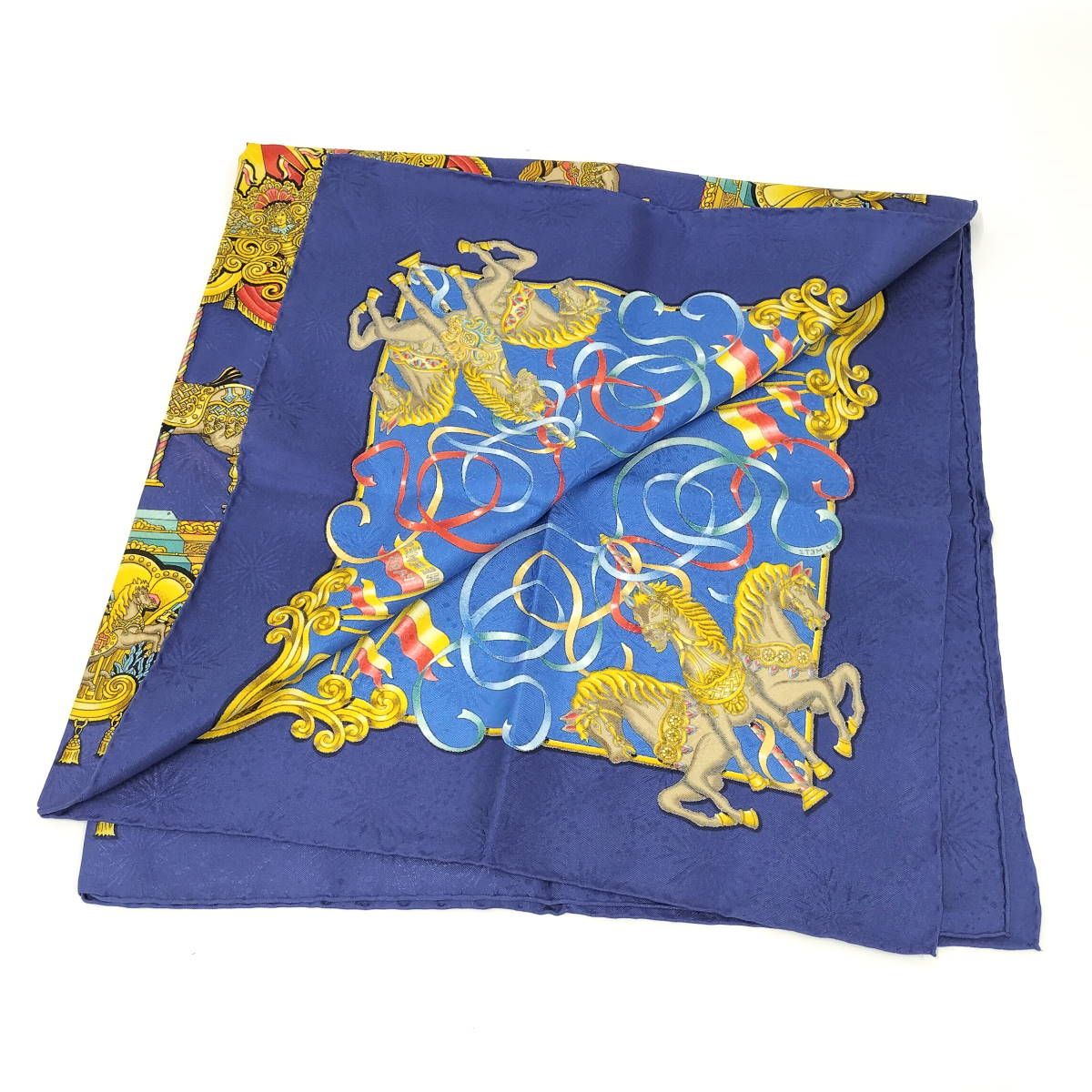 HERMES カレ90 ルナパーク スカーフ シルク