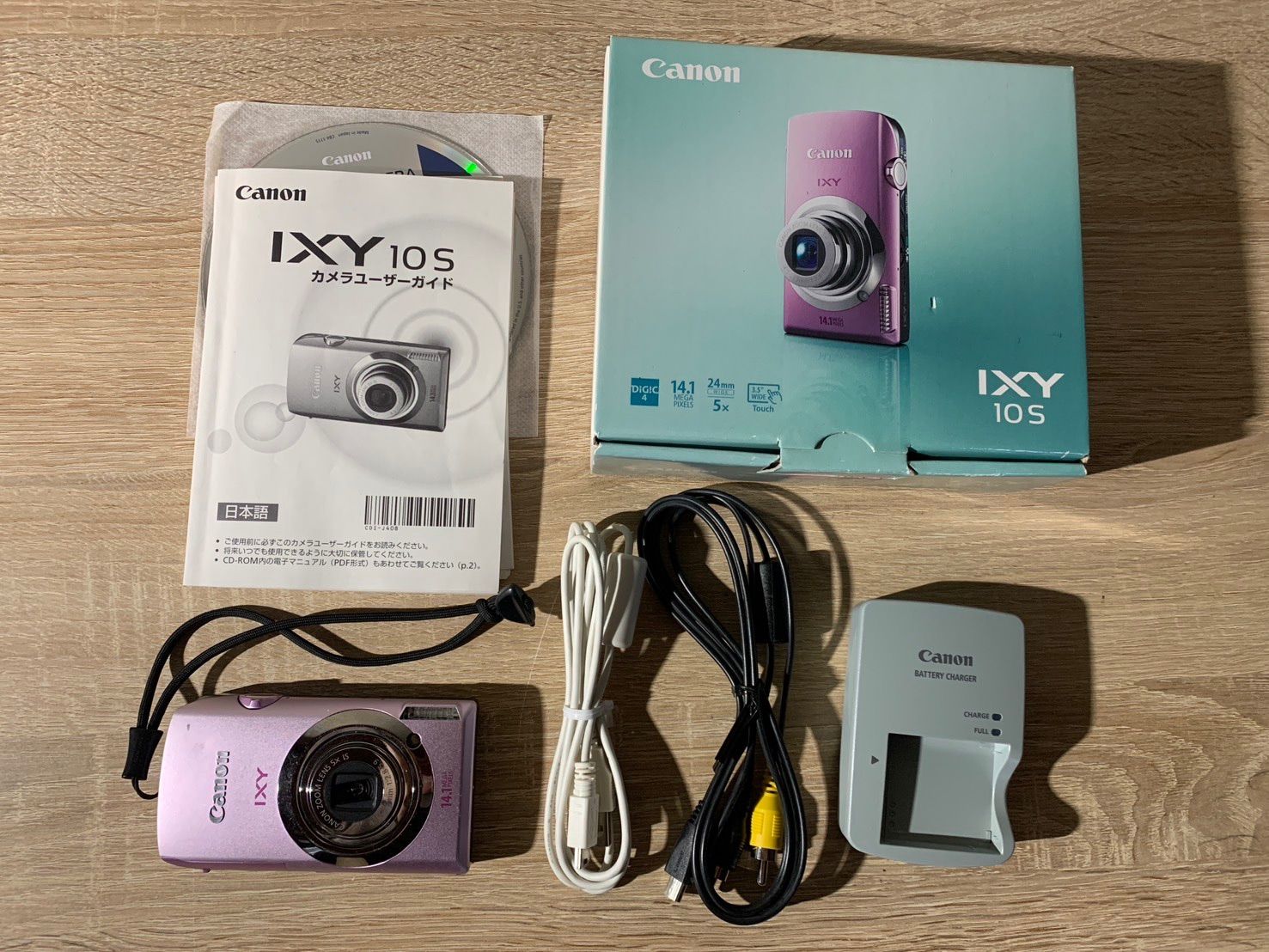 6385 Canon キヤノン IXY 10S ピンク デジカメ