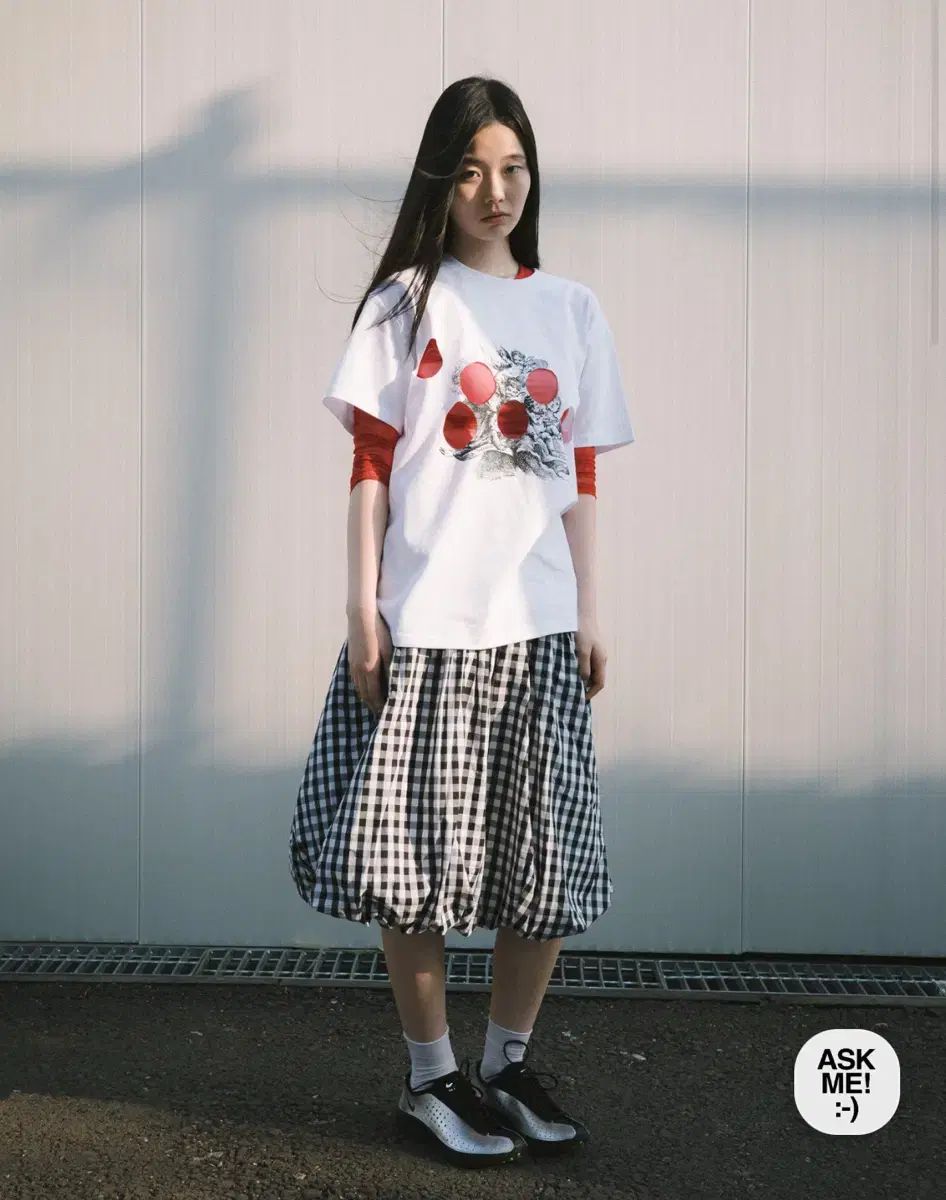 Saenginstudios CHECKバルーンスカート