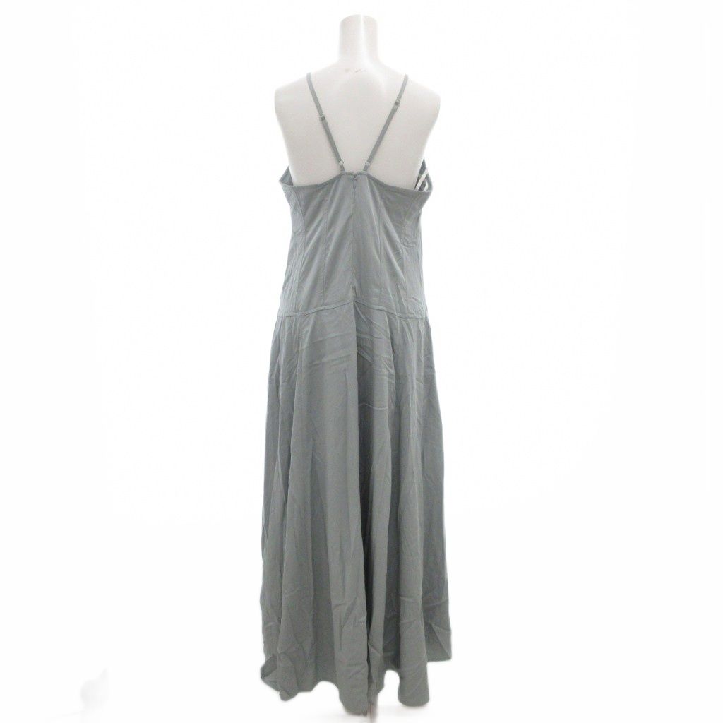 クラネ CLANE キャミワンピース ロング フ 品 青 ブルー GV GY 99