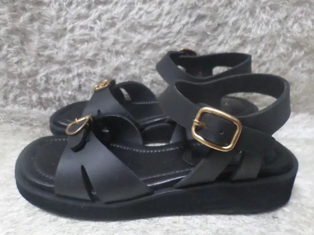 235 TIME サンダル スリッパ The HANDSOME ブラック 靴