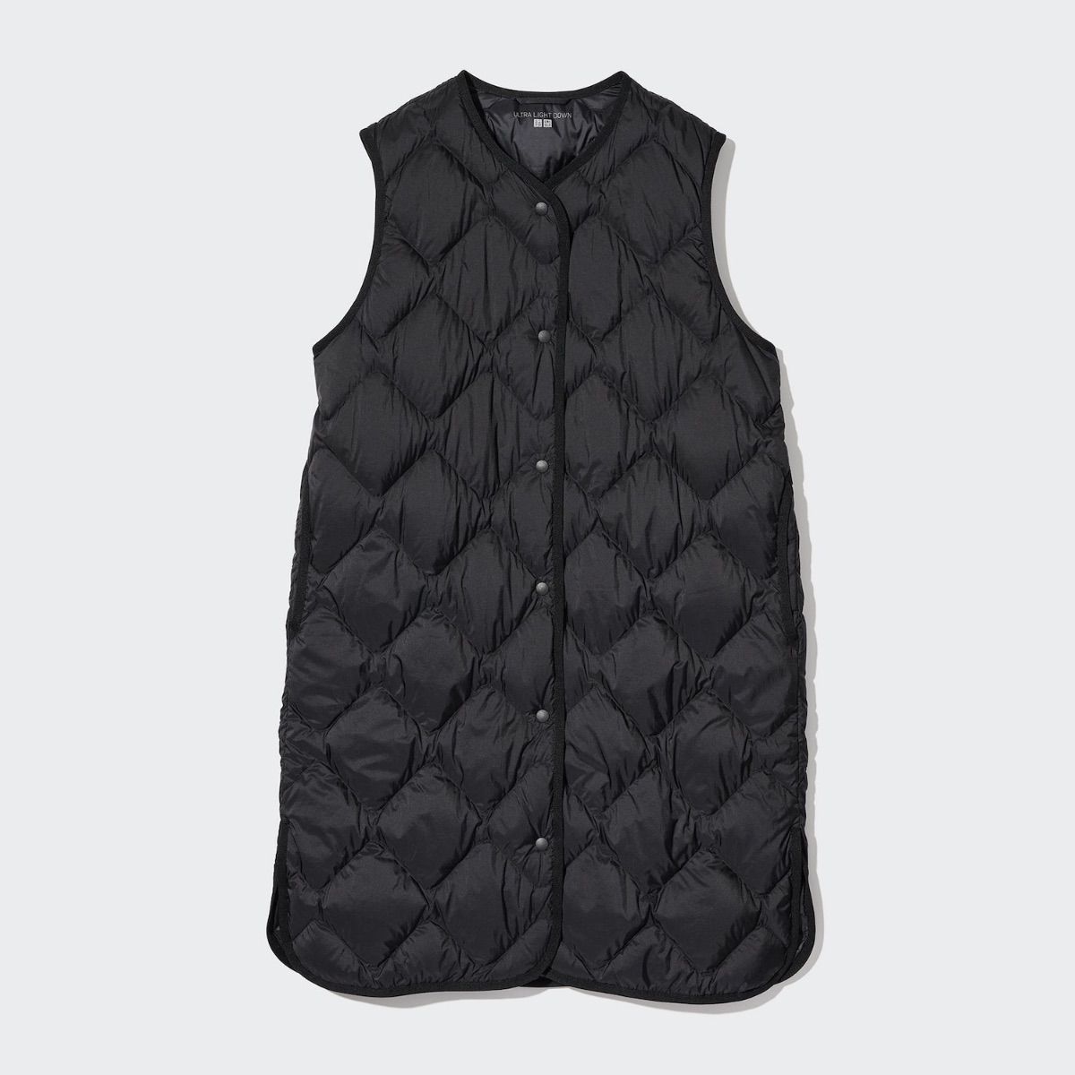 UNIQLO ULTRA LIGHT DOWN ユニクロ ウルトラライトダウンロングベスト ダウンベスト ロングダウンベスト キルティング キルティングベスト キルティングロングベスト ロング オフホワイト ブラック ブラウン S M L XL