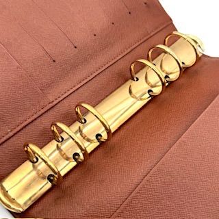 ブラウン 手帳カバー