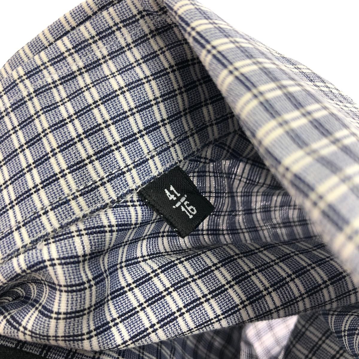 Giorgio Armani チェック柄ポロシャツ 54 Giorgio Armani チェック柄ポロシャツ 54