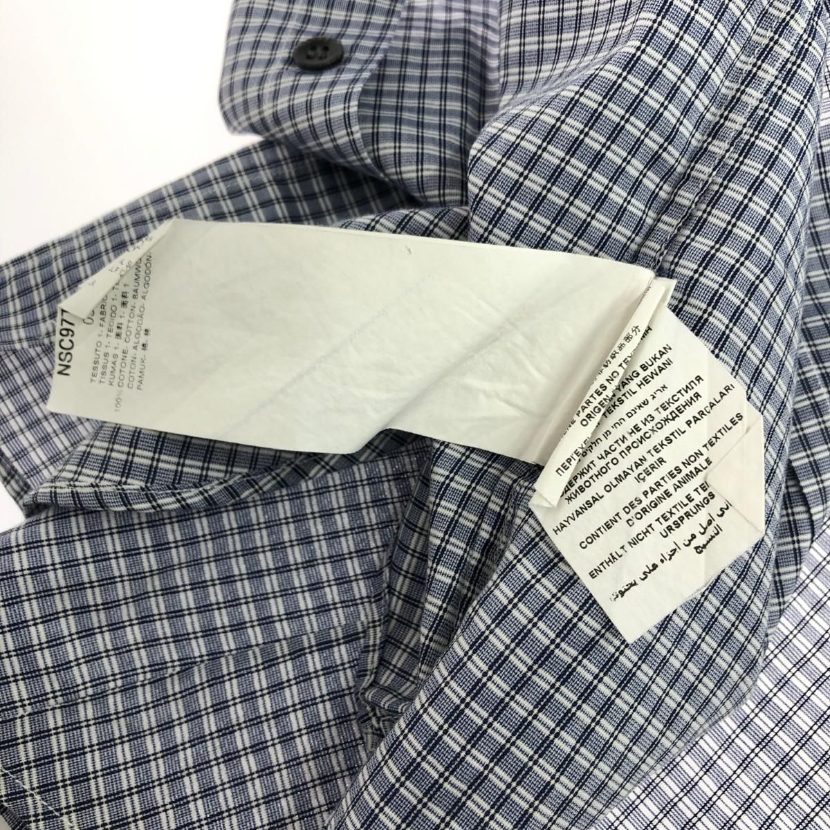 Giorgio Armani チェック柄ポロシャツ 54 Giorgio Armani チェック柄