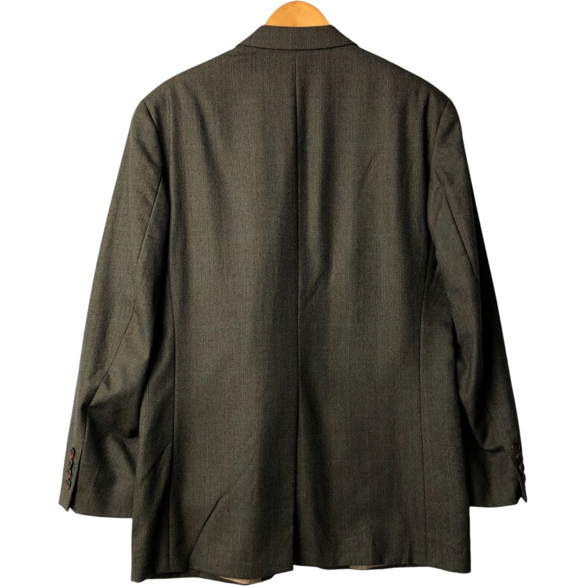 古着 ラルフローレン Ralph Lauren CHAPS チャップス チェック柄 ウールテーラードジャケット カナダ製 メンズL相当 eaa592275