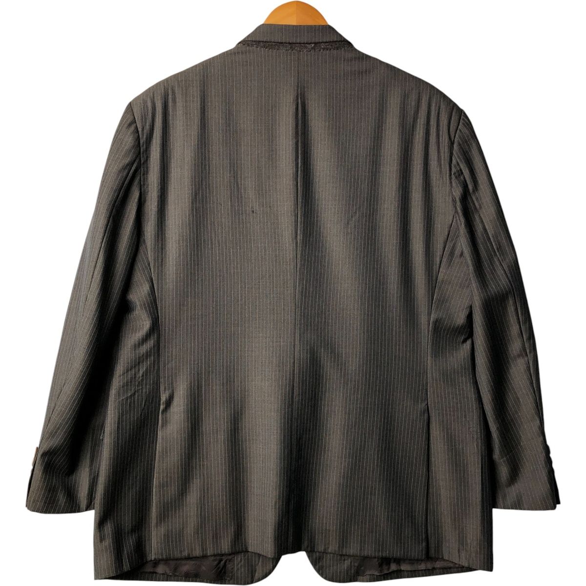 古着 ブルックスブラザーズ Brooks Brothers 1818 ストライプ柄 ウールテーラードジャケット イタリア製 メンズXL相当 eaa592283