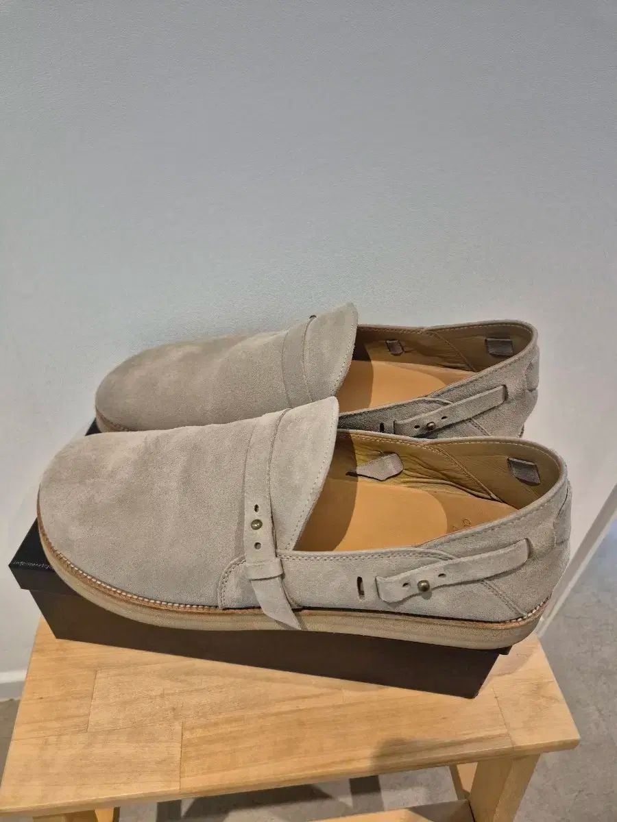 COLORクレープ コージー 285 スウェード ローファー スリッポン シューズ