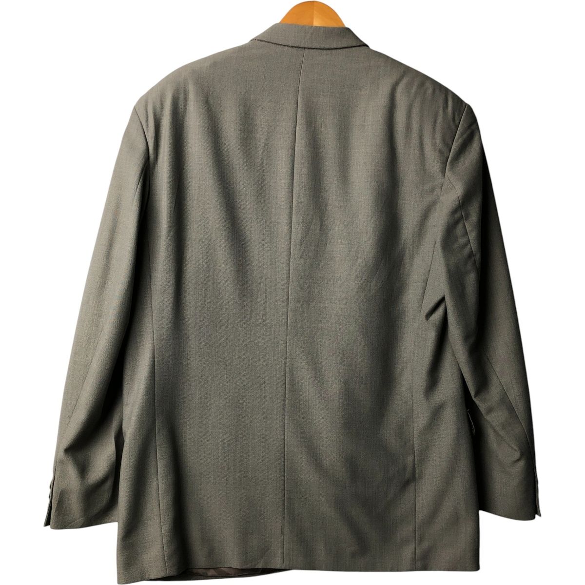 古着 ALEXANDRE ダブルブレスト ピークドラペル ポリエステル×ウールテーラードジャケット 英国製 メンズXL相当 eaa592287