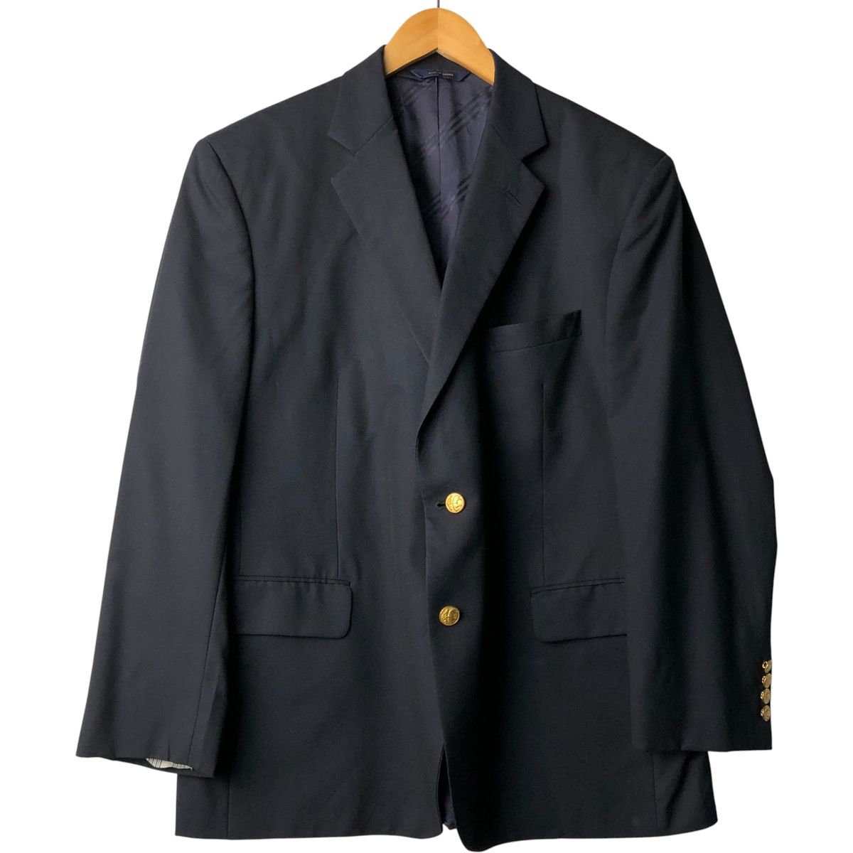 古着 ブルックスブラザーズ Brooks Brothers 1818 紺ブレザー テーラードジャケット カナダ製 メンズXL相当 eaa592431