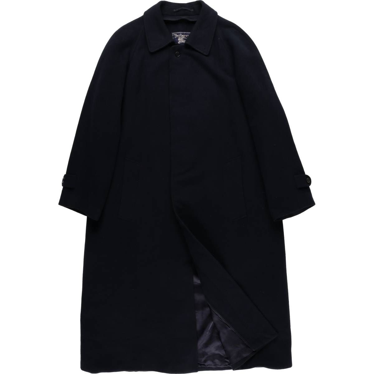 古着 バーバリー Burberry s カシミア混 ステン コート バルマカーンコート メンズXL相当 eaa593628