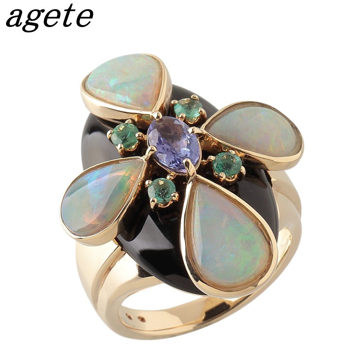 【美品】agate アガット リング ストーン 石 13号 K5マルチストーンリング｜リング｜アガット 公式オンラインストア