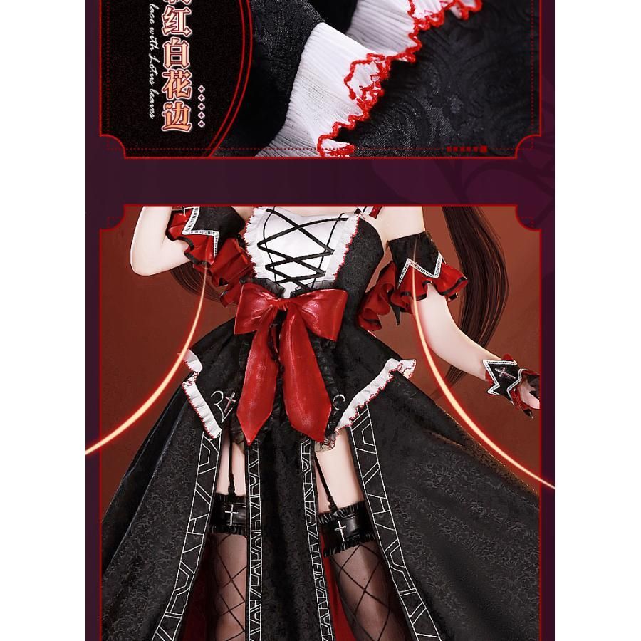 初獣猫 デート ア ライブ 時崎狂三 囁告篇帙 コスプレ衣装 職人製作