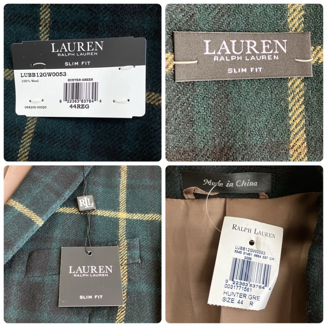 新品！LAUREN RALPH LAUREN ラルフローレン テーラードジャケット 