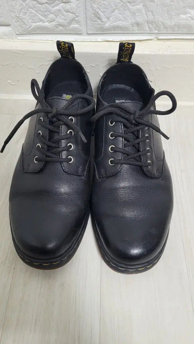 DR. MARTENS ドクターマーチン ブラック カベンディッシュ 4ホール UK7 ダービーシューズ 260サイズ