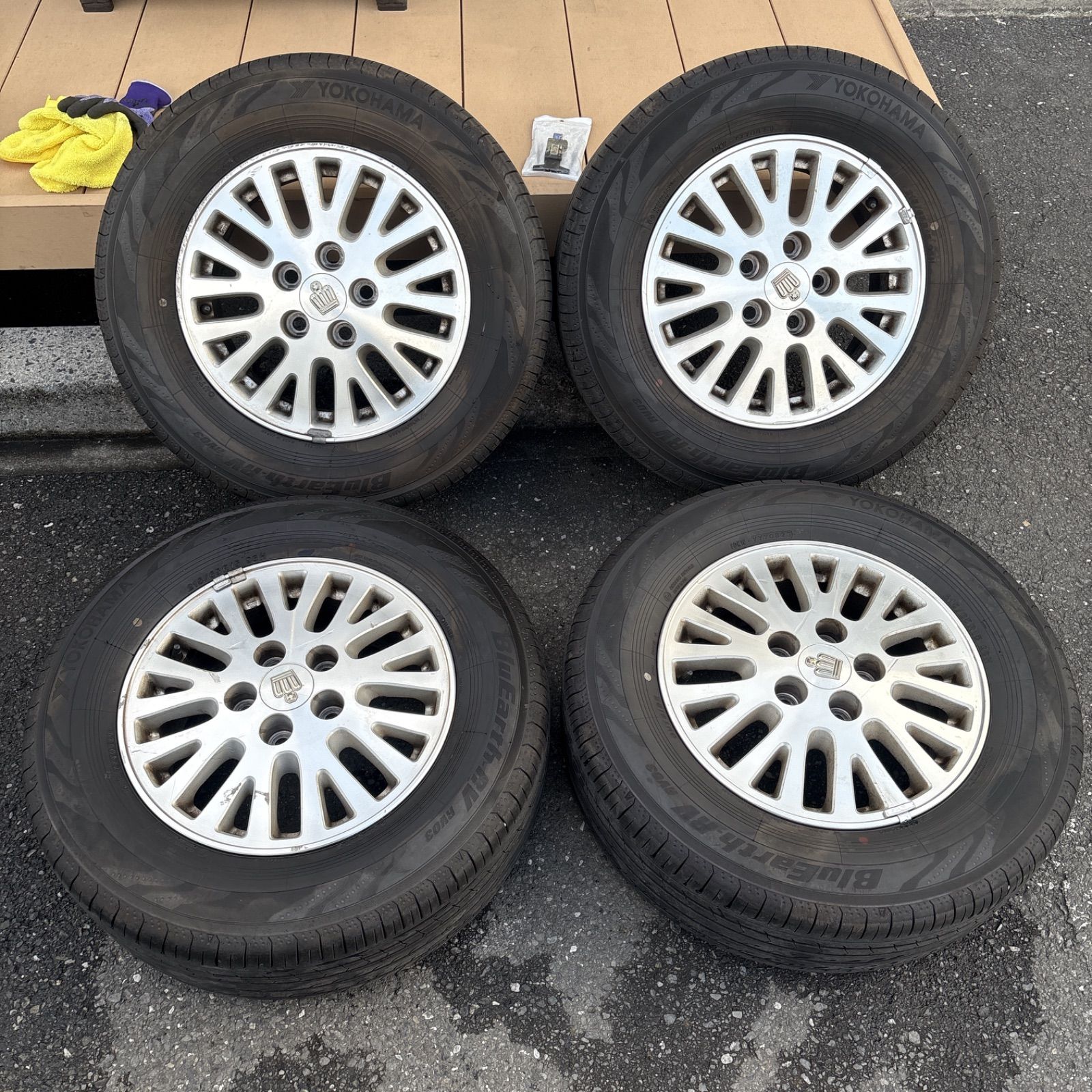 最終値下げ【送料無料】トヨタ 17クラウン 純正ホイールタイヤセット 
