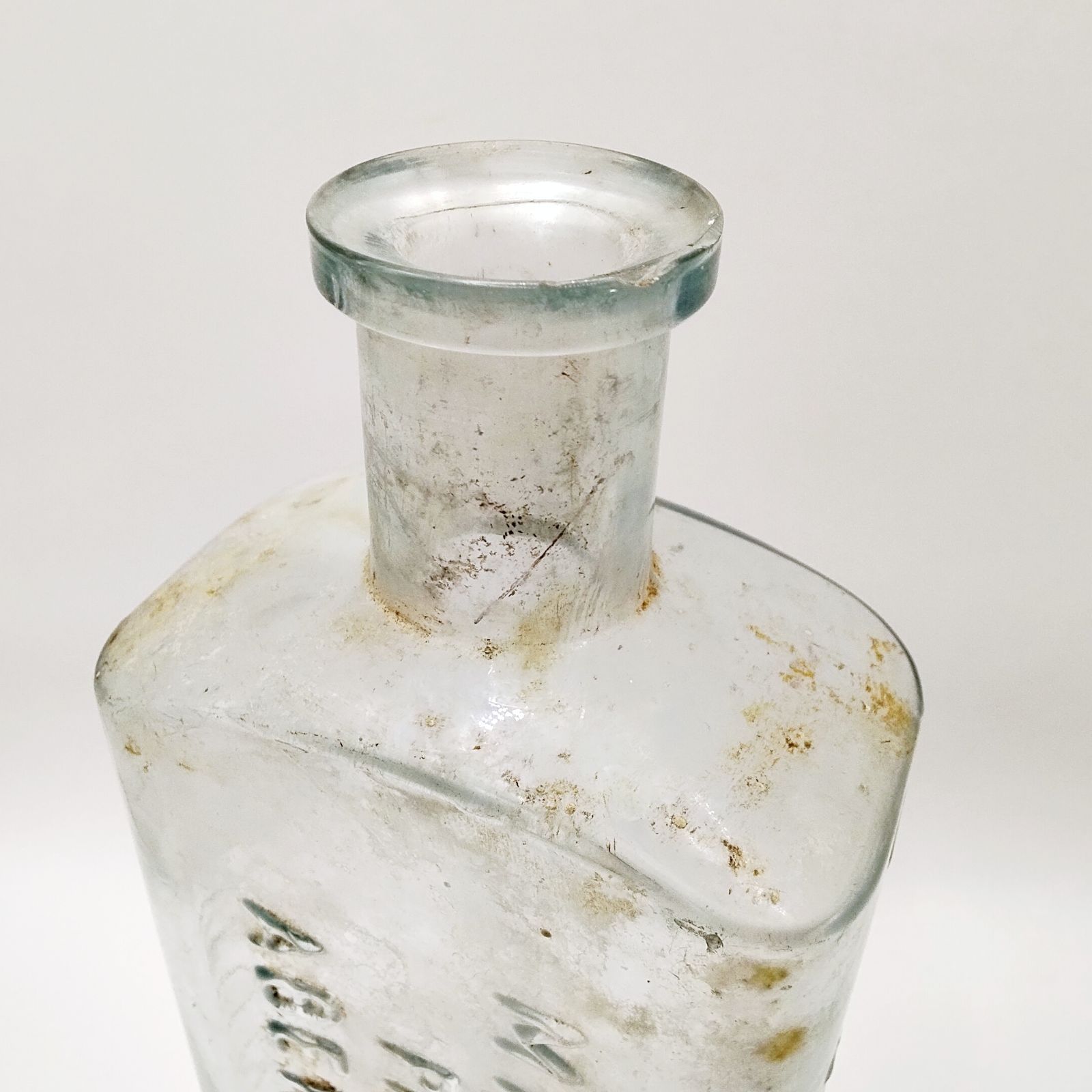 イギリス アンティーク 薬品ボトル 薬瓶 ガラス瓶 19世紀後半～20世紀 