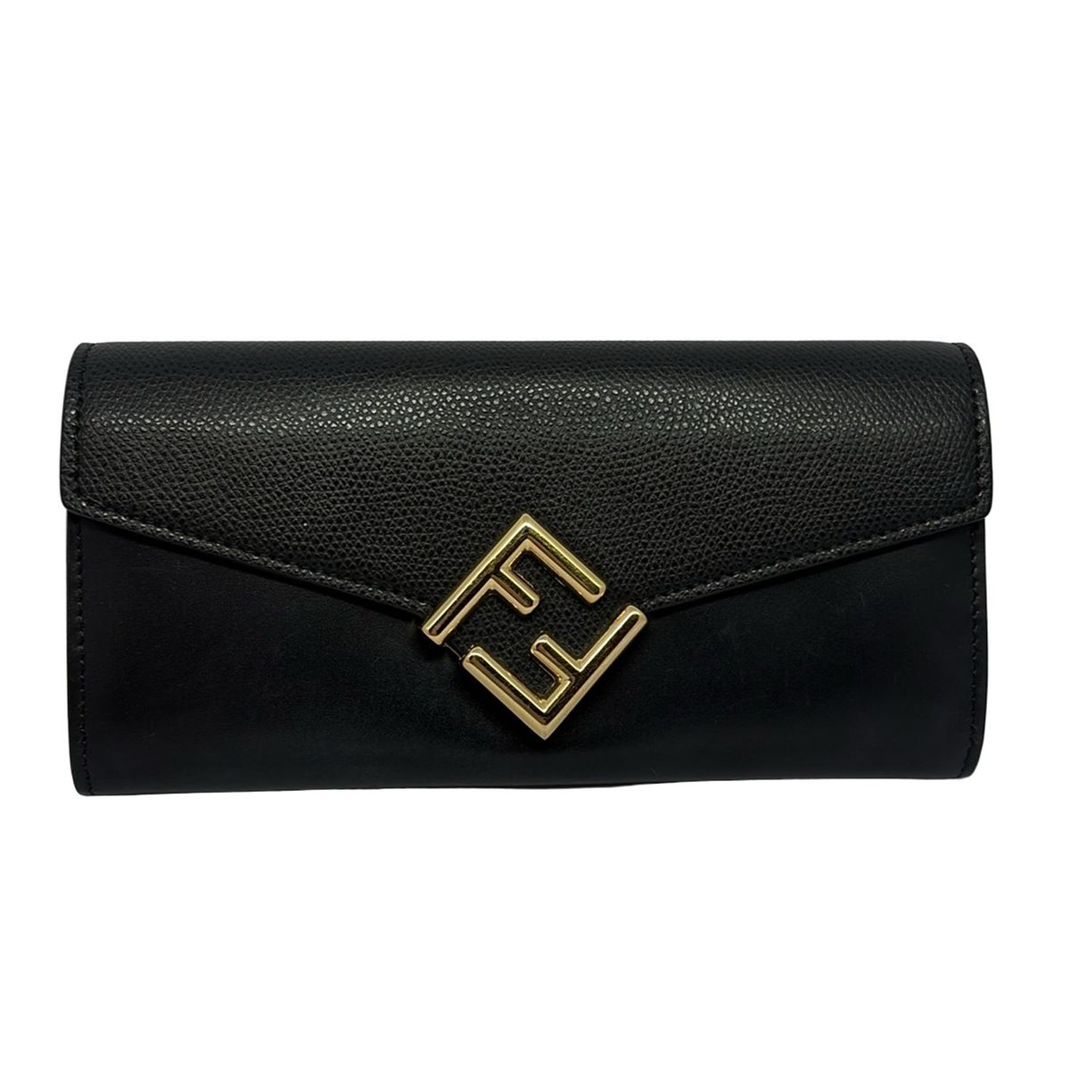 FENDI フェンディ 長財布 - 8M0251 黒 レザー