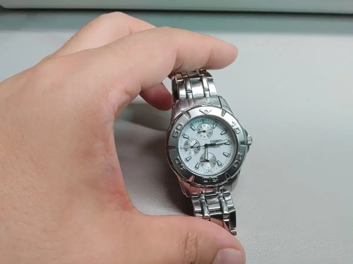  カシオ サブマリーナー ダイバーズウォッチ st mtd 1047 金属ベルト 時計