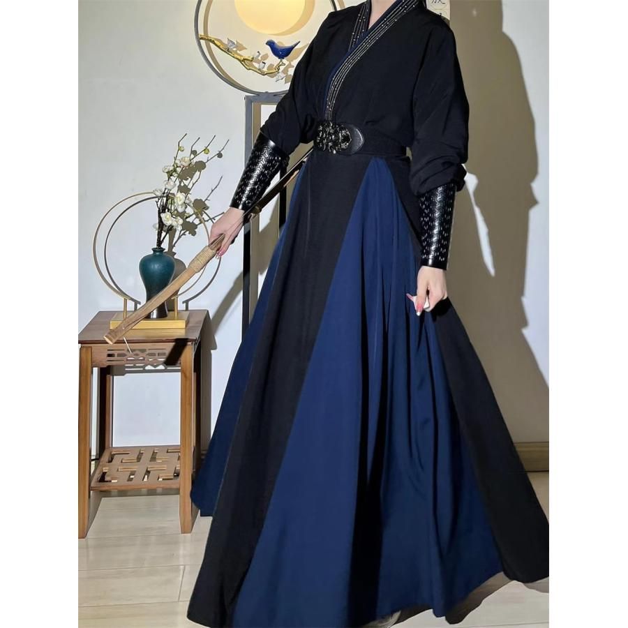 漢服 メンズ コスチューム コスプレ チャイナ服 古風 5点セット 侠客 演出服装 学園際 文化際 伝統 男女兼用 カップル漢服 ステージ衣装 大 高品質