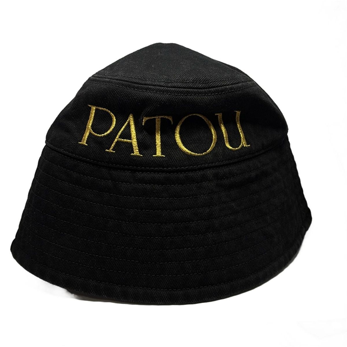 PATOU パトゥ ハット 黒 コットン