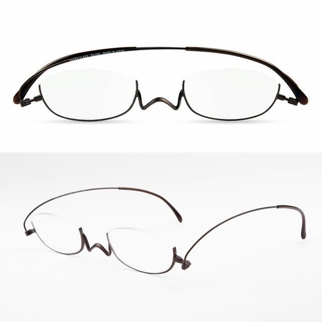 2.50 レンズ入り PaperGlass ペーパーグラス 老眼鏡 OPG-293-01 ブラウン