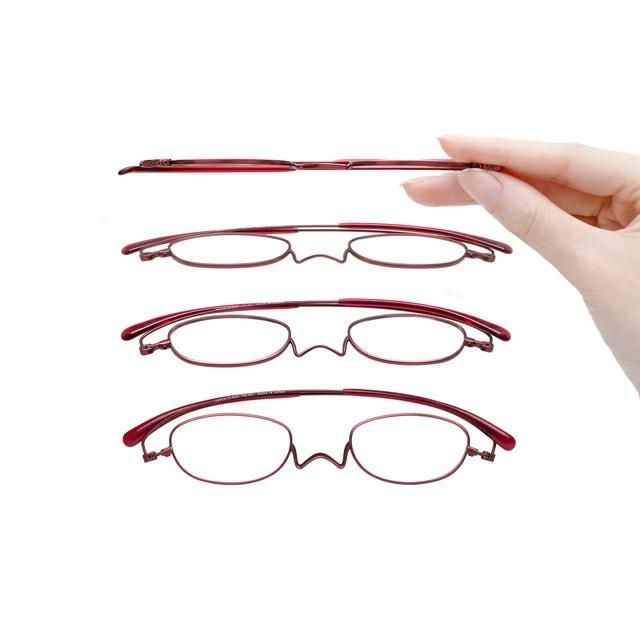 2.00 レンズ入り PaperGlass ペーパーグラス 老眼鏡 OPG-293-07 レッド