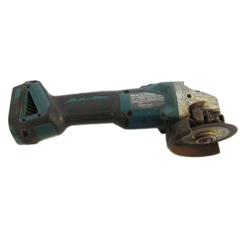 makita マキタ ディスクグラインダー 18V 充電式ディスクグラインダー GA404D 緑 グリーン