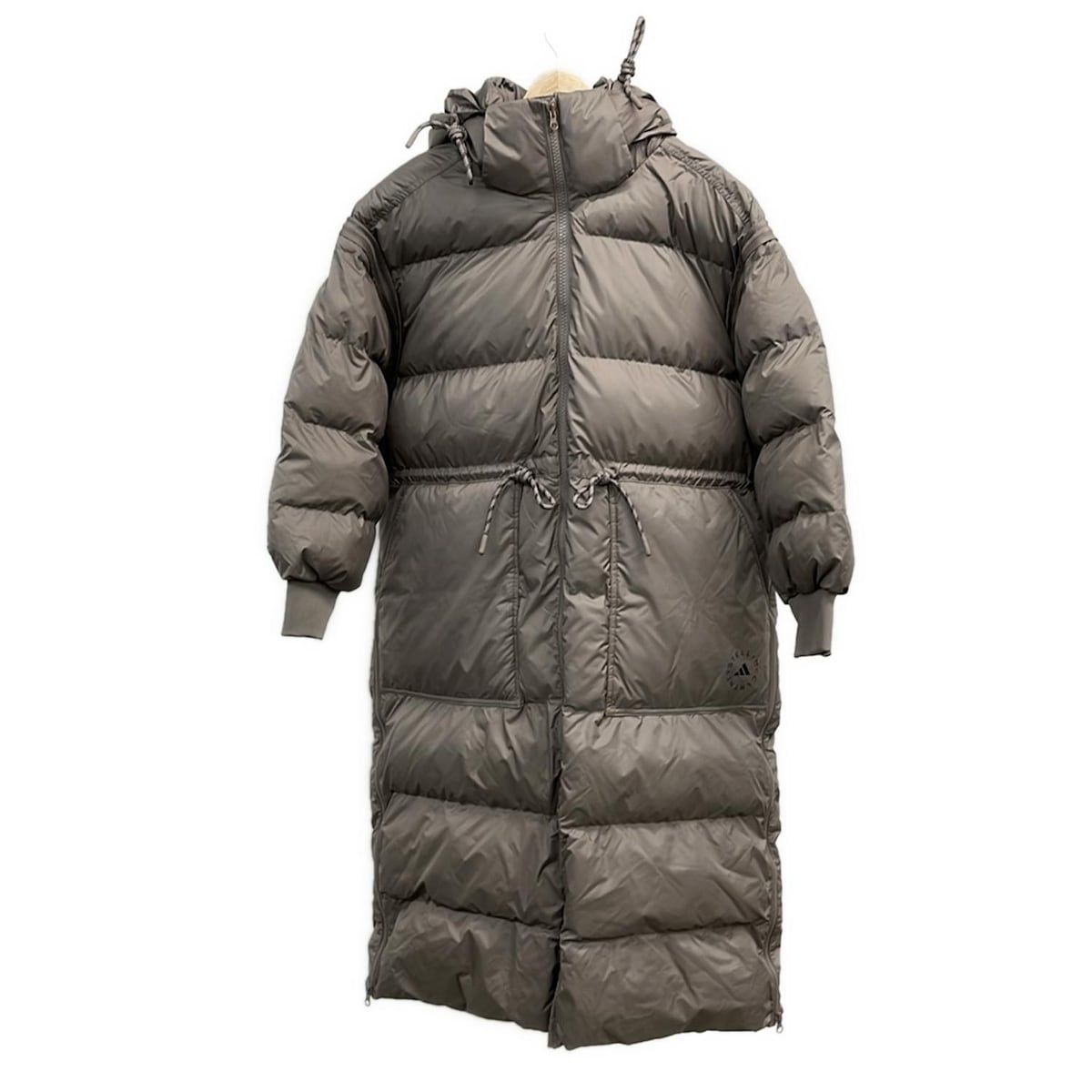 ADIDAS BY STELLA McCARTNEY アディダスバイステラマッカートニー ダウンコート サイズXL レディース - グレーベージュ 長袖 冬