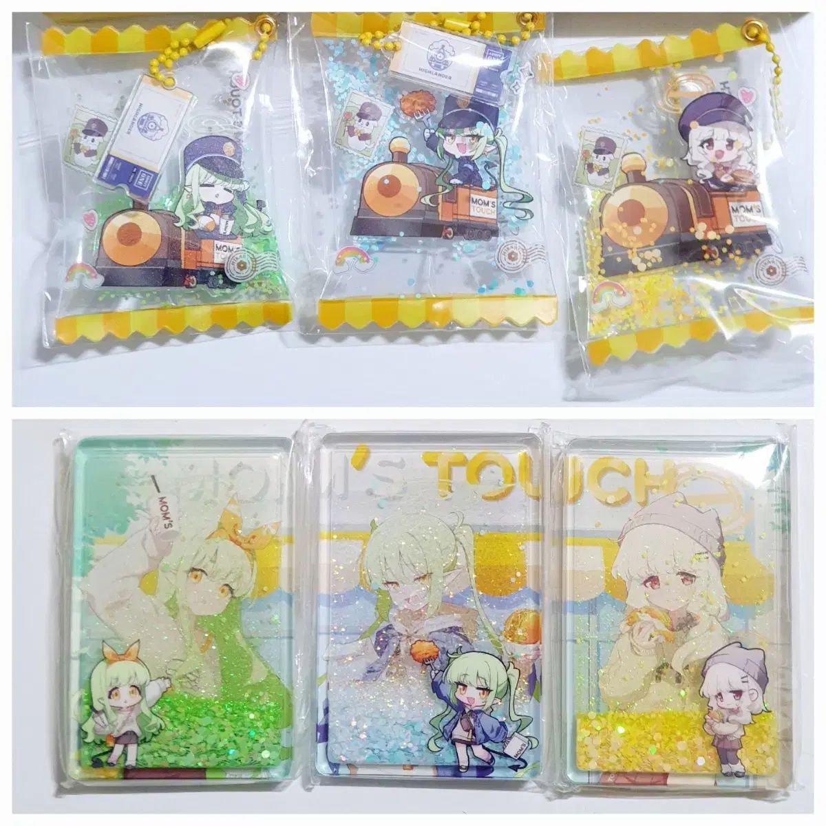 ブルーアーカイブ 맘タッチ ハイランダー コラボ アクリルキーホルダー-アクリルブロック セット