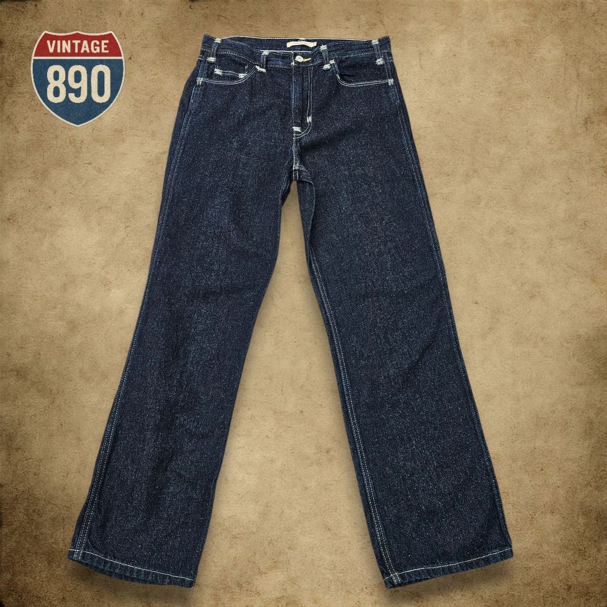 27 Levi's リーバイス RED ルーズ ストレート デニム ズボン