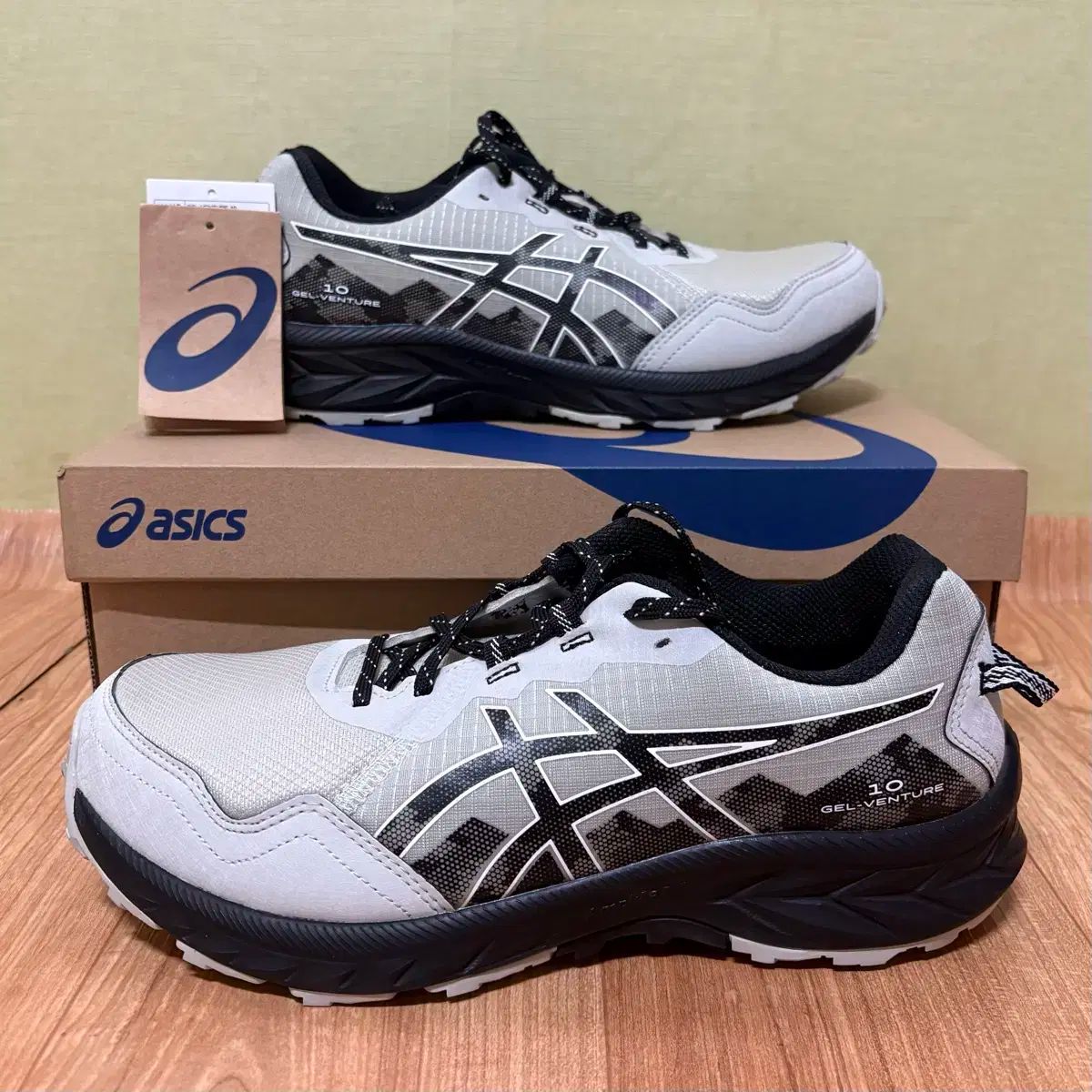 アシックス ゲル ベンチャー10 白 セージ 黒 270 ほぼ