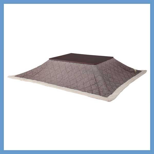 こたつ布団 長方形 薄掛け ツイード W 190×D 230 cm No.102 ブラウン