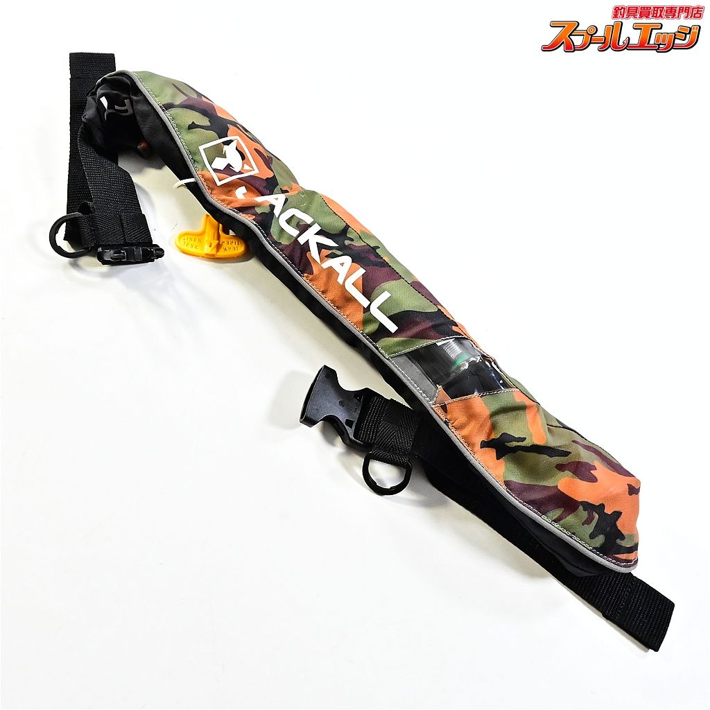 ジャッカル 自動膨張式ライフジャケット JK5520RS 桜マーク有 2019年9月製造分 K_060 e08204