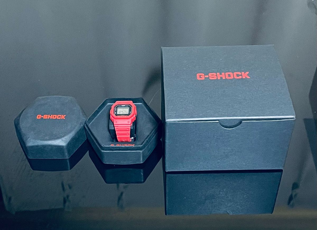 DWN-5600-4JR レッド 赤 G-SHOCK nano 環境配慮素材採用 ジーショック CASIO カシオ メンズ 腕時計 指輪サイズ 小型G-SHOCK