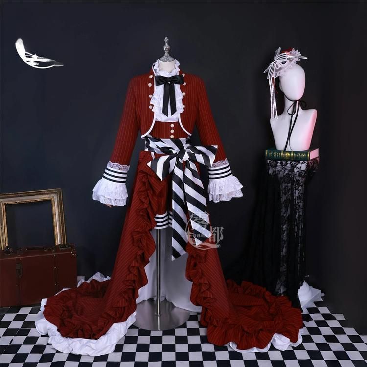 霧都アニメ 黒執事 シエル 紅茶杯 コスプレ衣装 職人製作