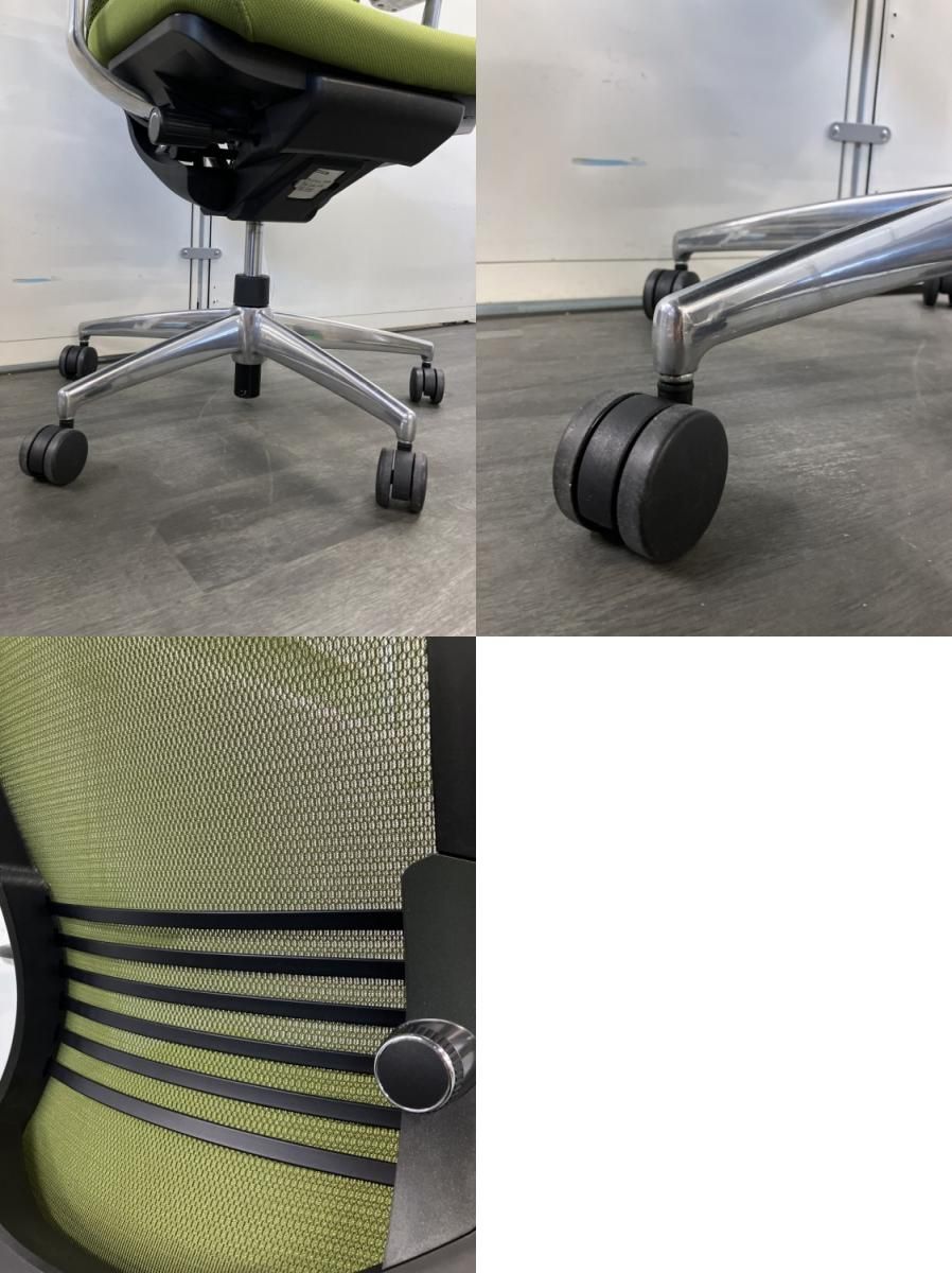  品 コクヨ 固定肘付ベゼルチェア CR A2863E6GMQ5 グリーン バケットシート オフィスチェア ワークチェア 椅子 チェア