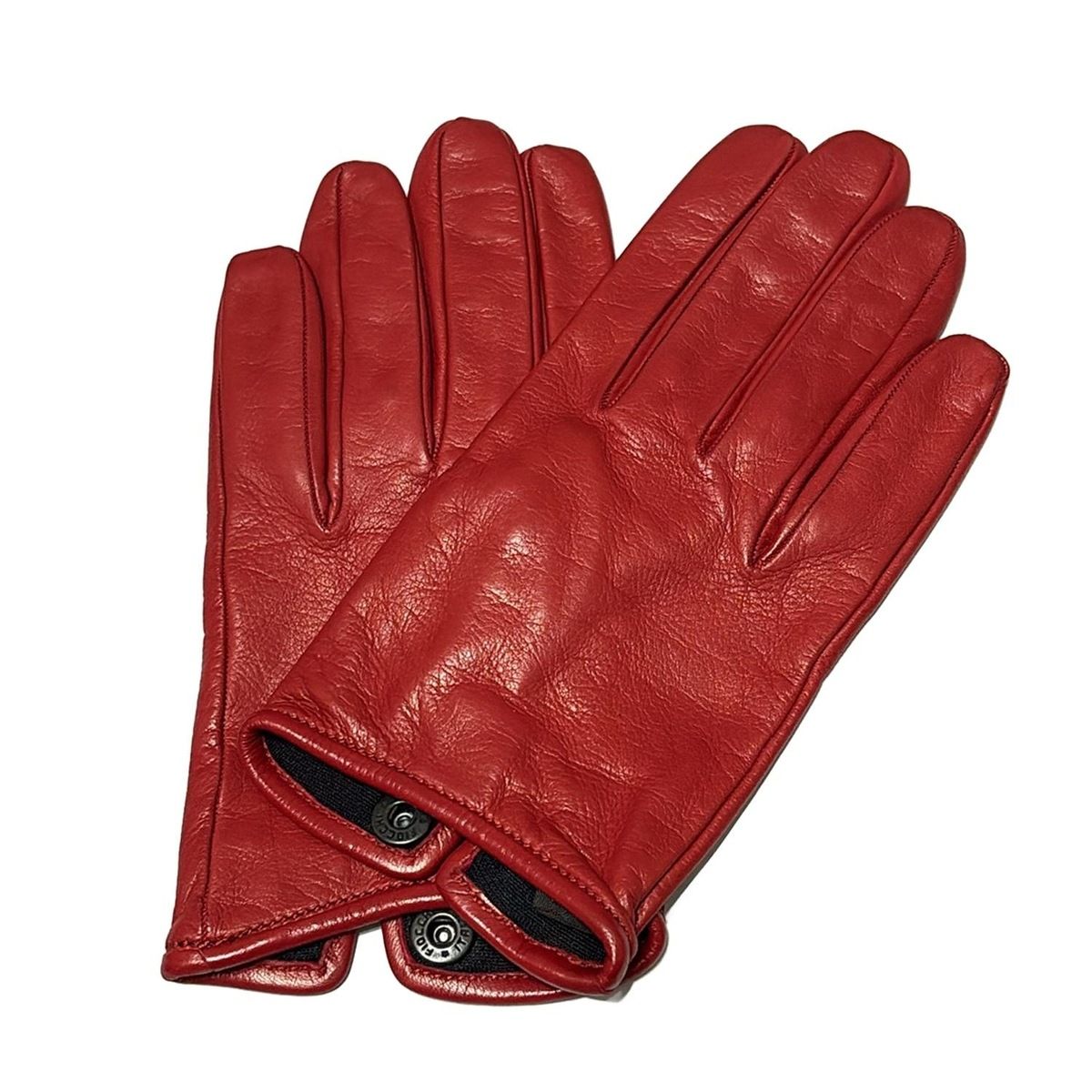 MARIOPORTOLANO(マリオポルトラーノ) 手袋 レディース - レッド レザー