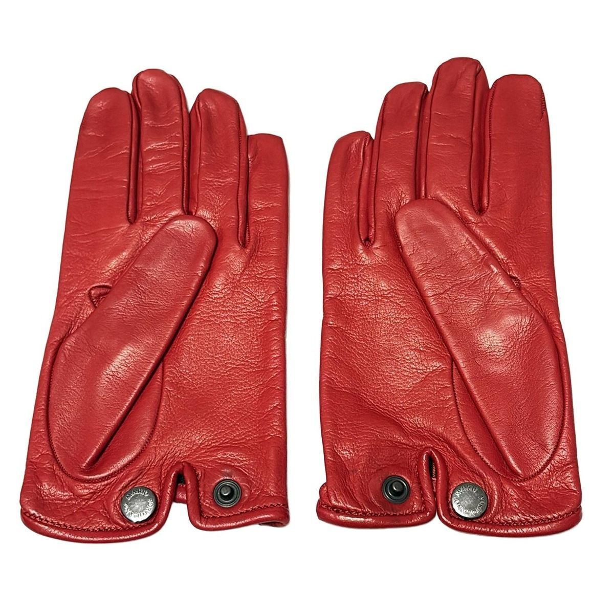 MARIOPORTOLANO(マリオポルトラーノ) 手袋 レディース - レッド レザー