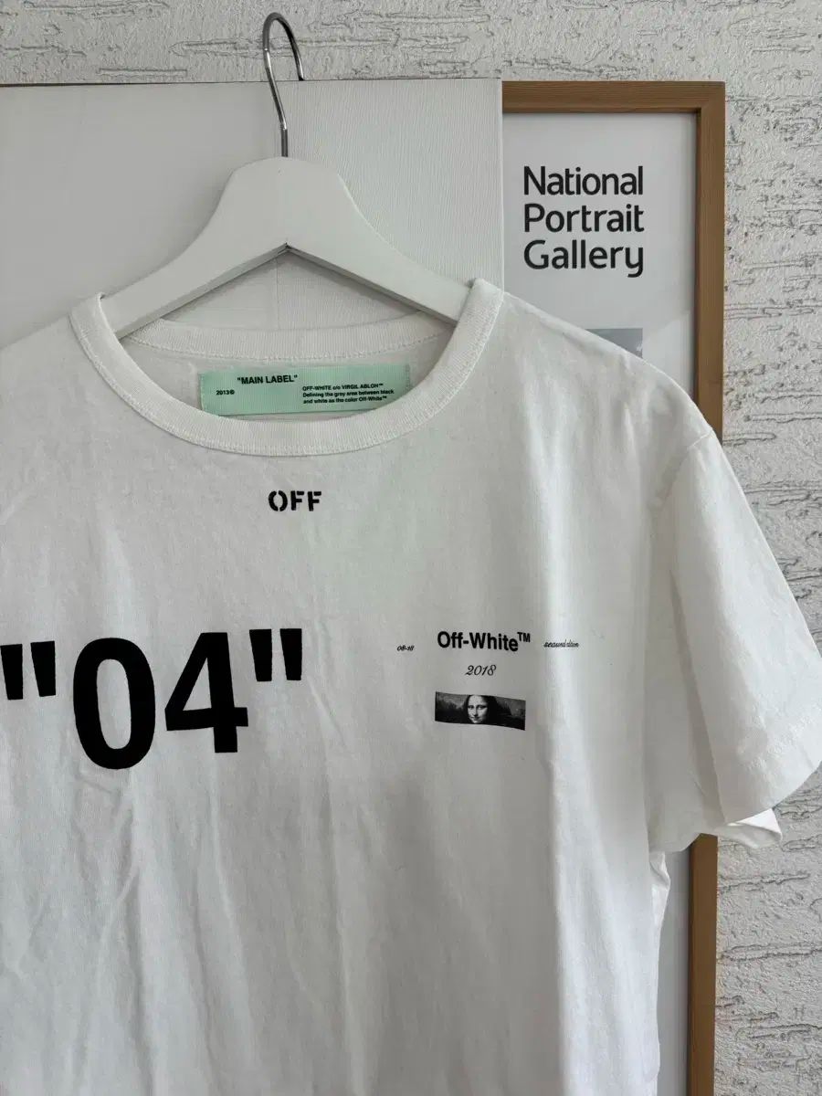 オフホワイト モナリザ 半袖 Tシャツ XS