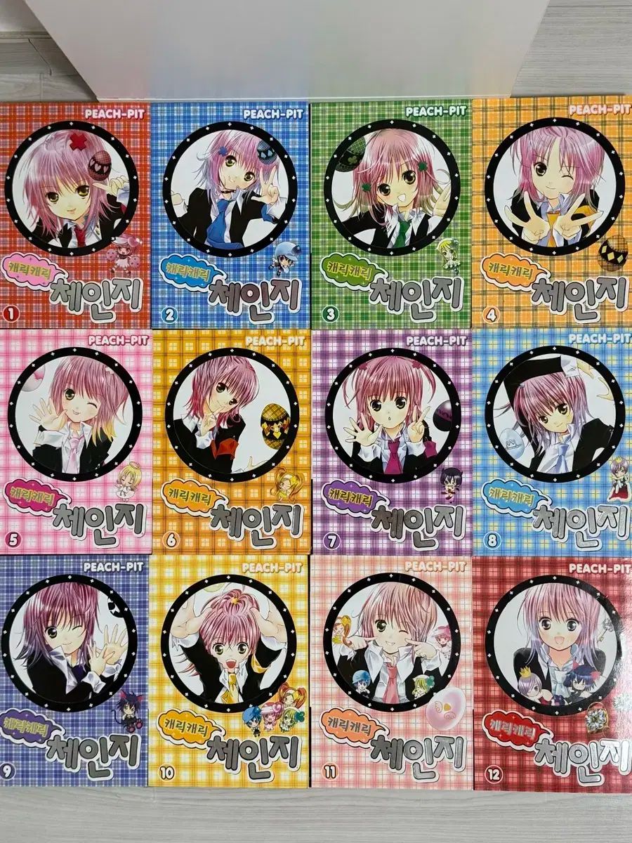 キャラチェンジ しゅごキャラ 漫画旧バージョン 全巻 1-12 まとめ