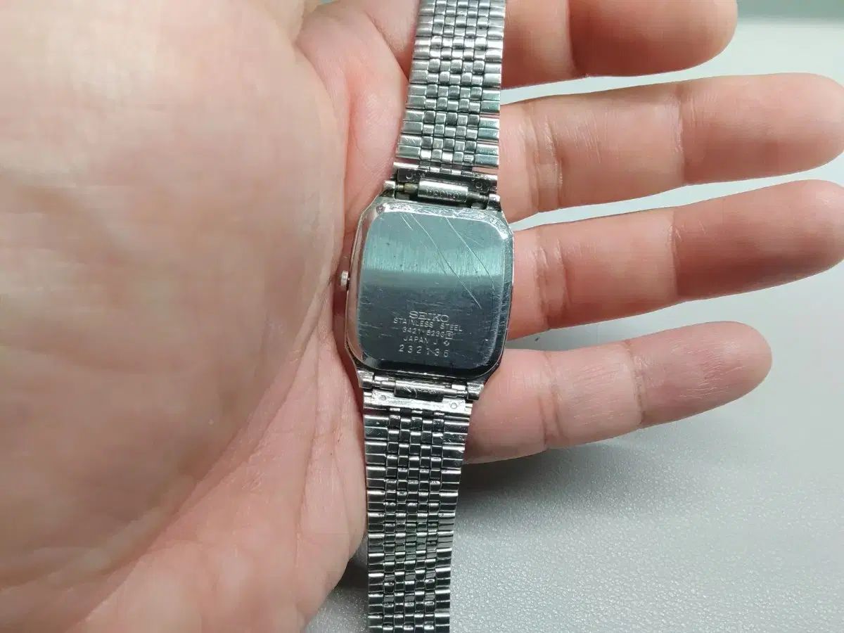 SEIKO 80 s スクエア時計 3421 5230